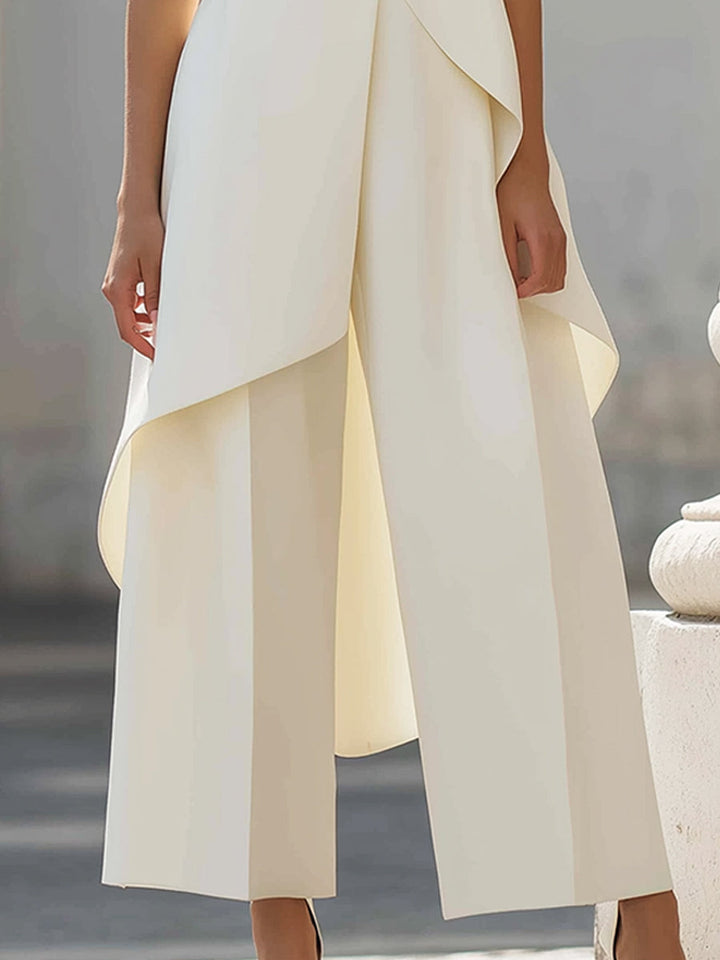 ENSEMBLE ASYMÉTRIQUE EN DEUX PIÈCES POUR FEMMES