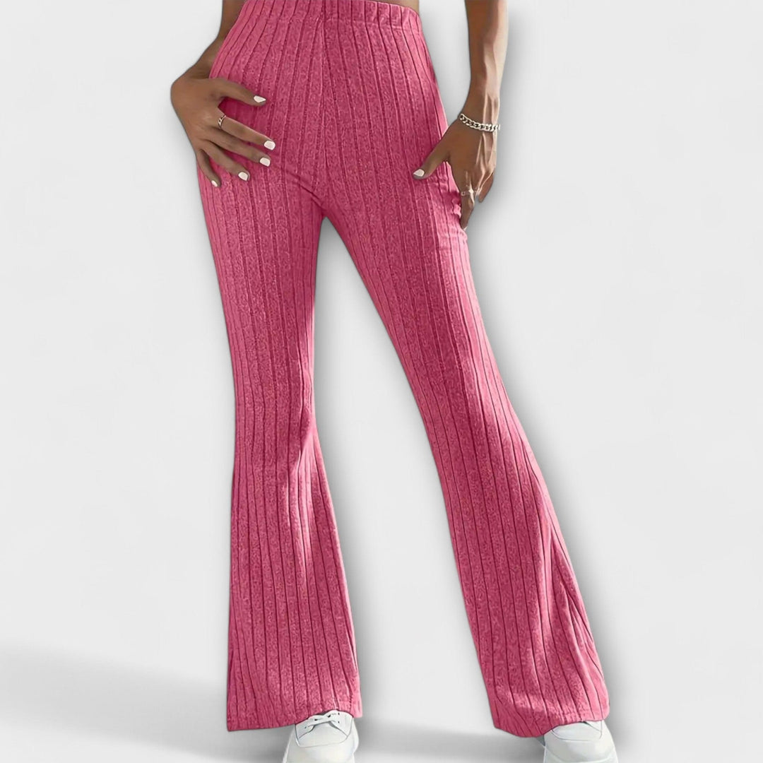 Luretta – kalhoty s jemnou texturou
