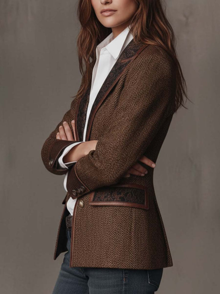 BLAZER STRUCTURÉ ARTISTIQUE POUR FEMMES