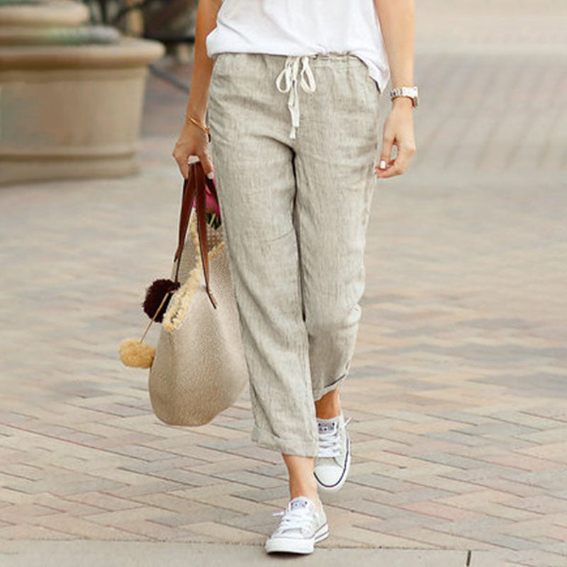 PANTALON DROIT QUOTIDIEN POUR FEMMES