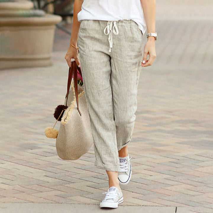 PANTALON DROIT QUOTIDIEN POUR FEMMES