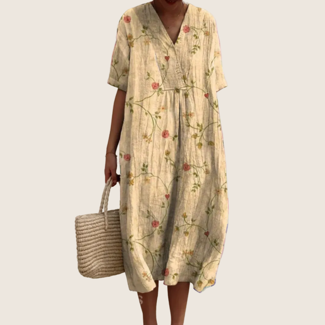 ROBE D’ÉTÉ FLORALE POUR FEMMES