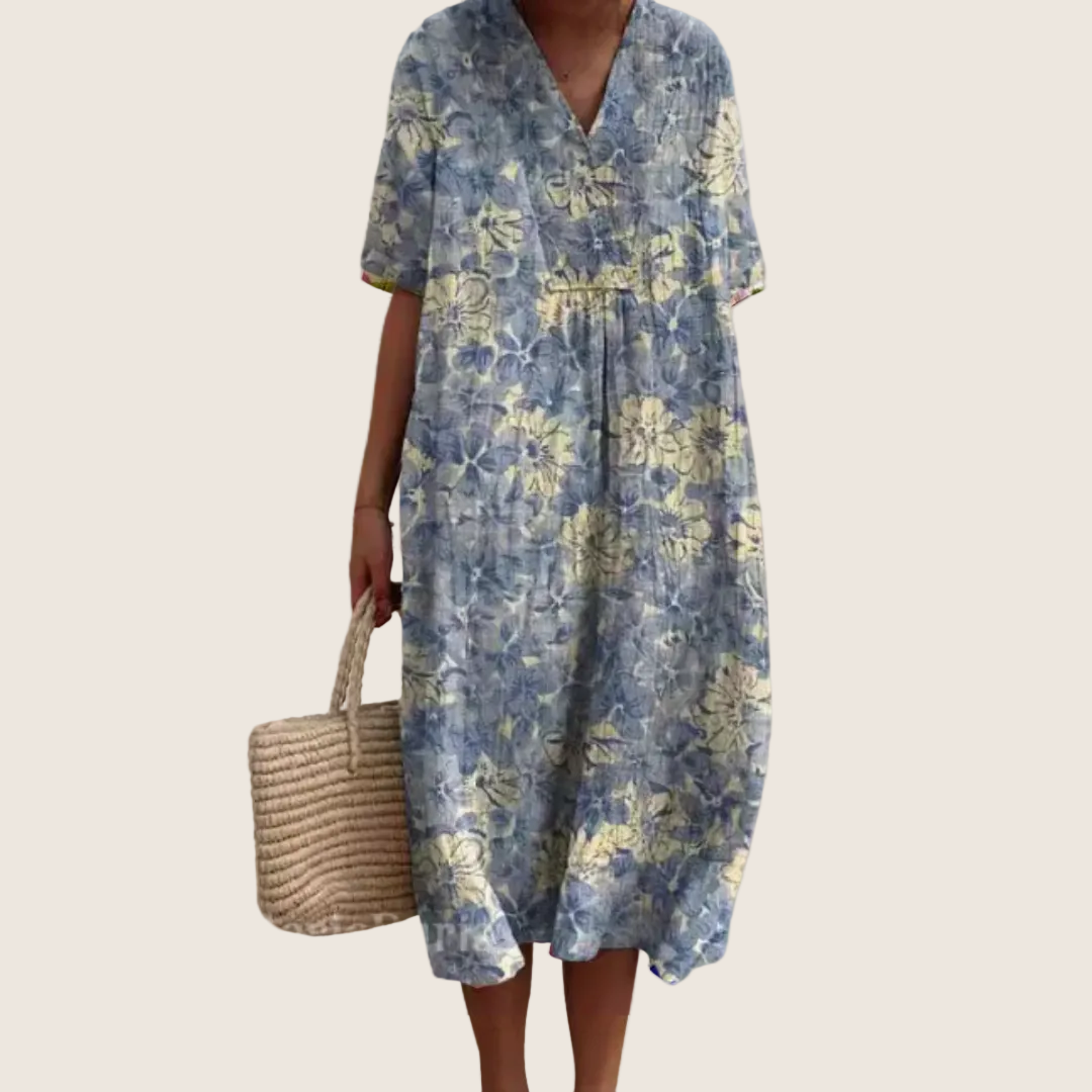 ROBE D’ÉTÉ FLORALE POUR FEMMES