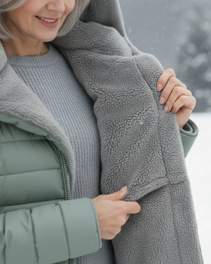 VESTE LONGUE REMBOURRÉE POUR FEMMES
