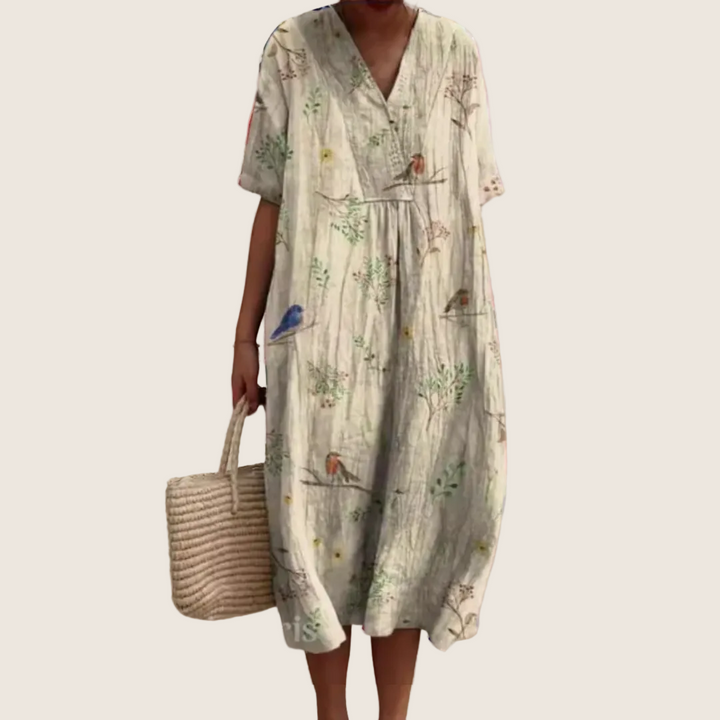 ROBE D’ÉTÉ FLORALE POUR FEMMES