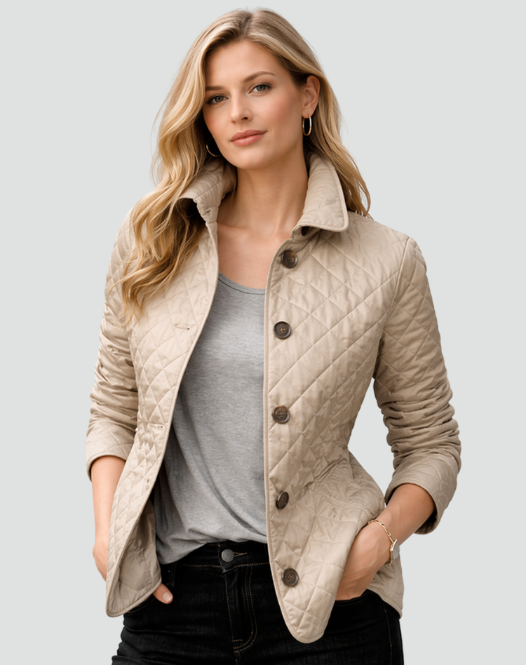 VESTE MATELASSÉE BOUTONNÉE POUR FEMMES
