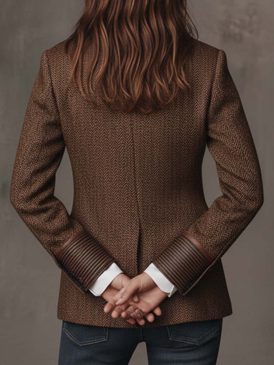 BLAZER STRUCTURÉ ARTISTIQUE POUR FEMMES