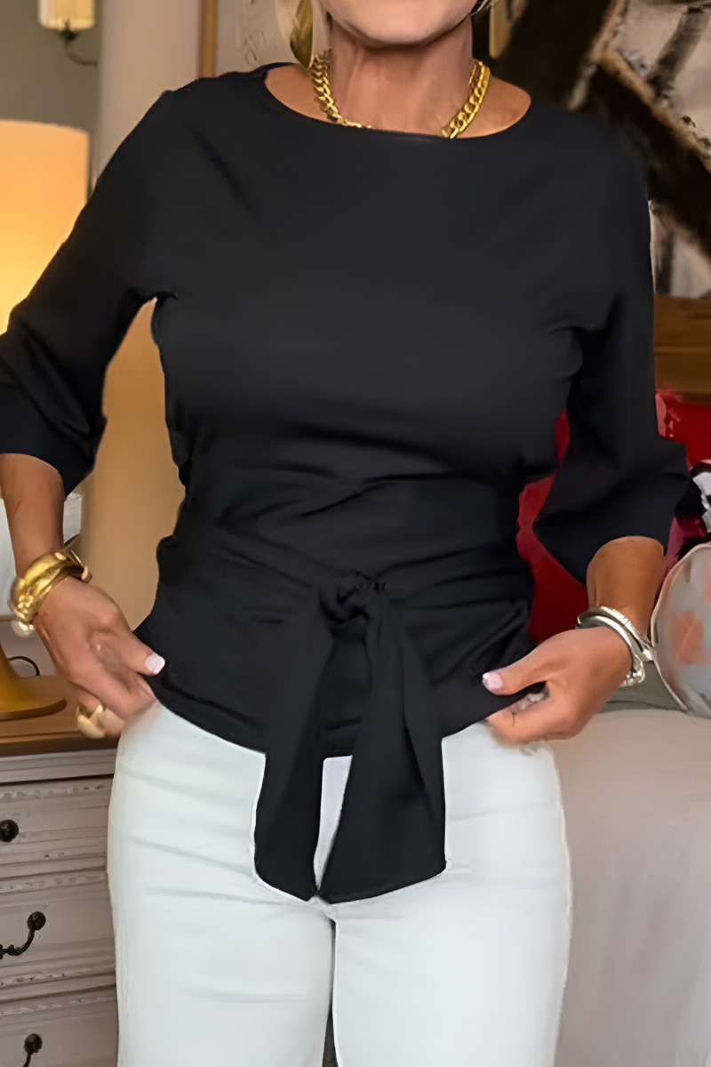 TOP À NOUER À LA TAILLE POUR FEMMES