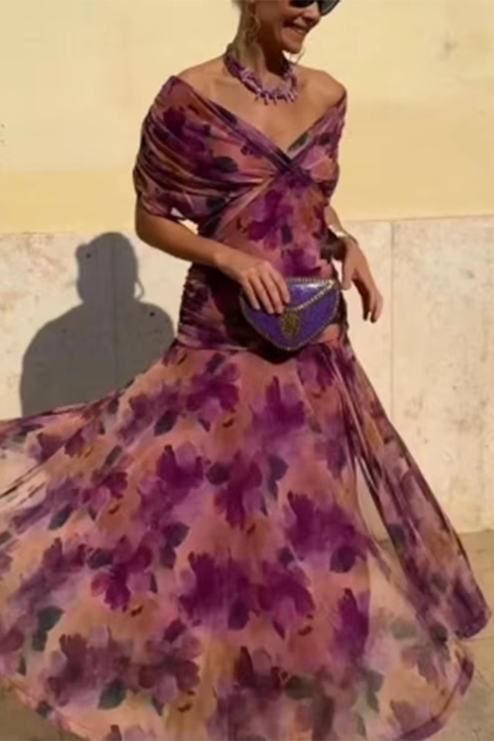 ROBE MAXI FLUIDE POUR FEMME