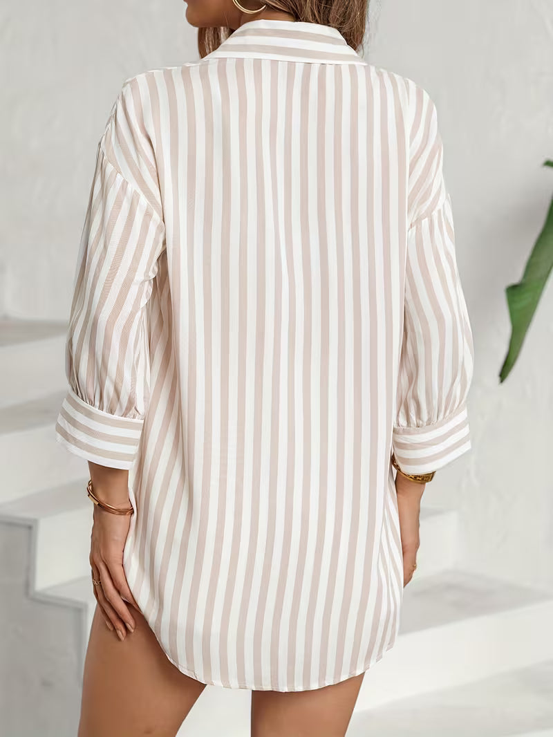 CHEMISE RAYÉE POUR FEMME