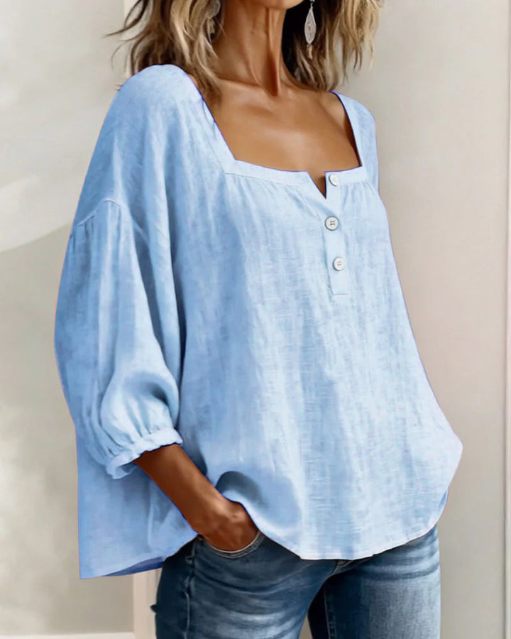 BLOUSE EN LIN POUR FEMME