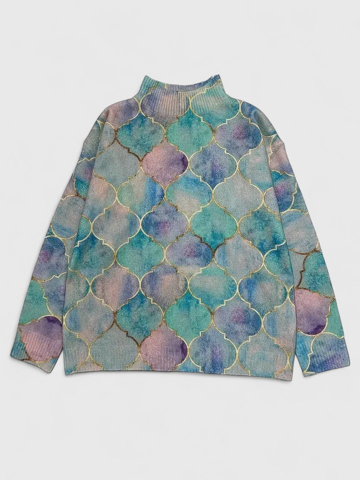 PULL EN MAILLE PASTEL POUR FEMME