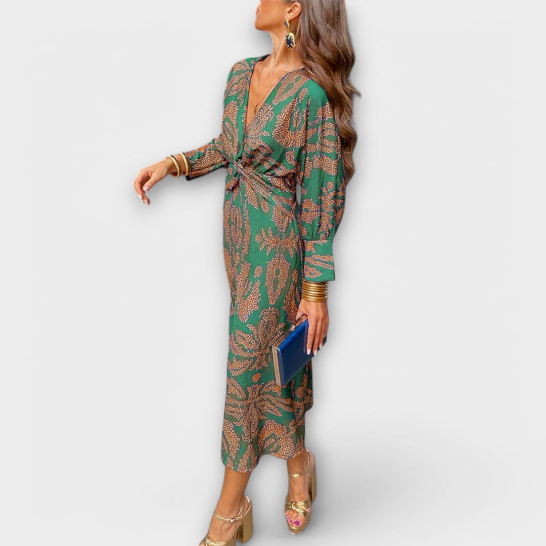 Oriana - Elegantní šaty s dlouhým rukávem