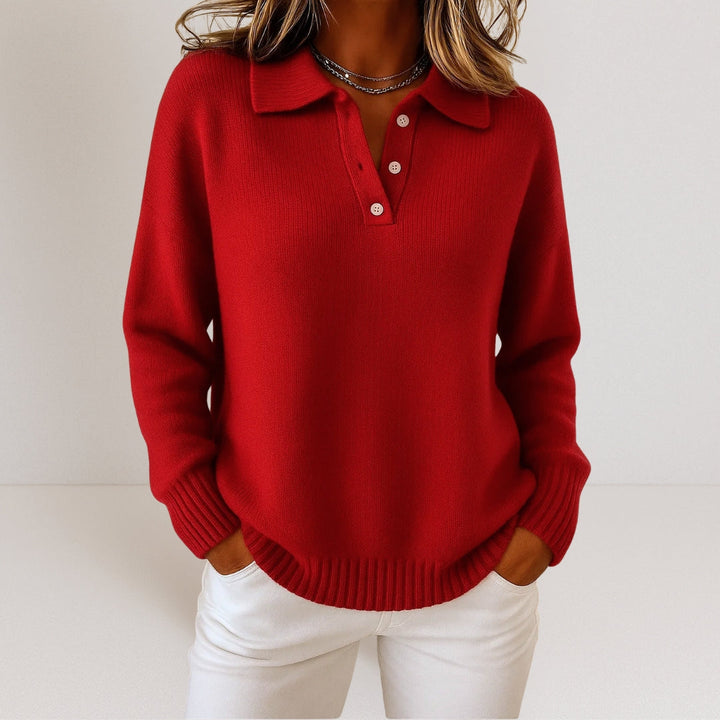 PULL EN MAILLE À COL POUR FEMME