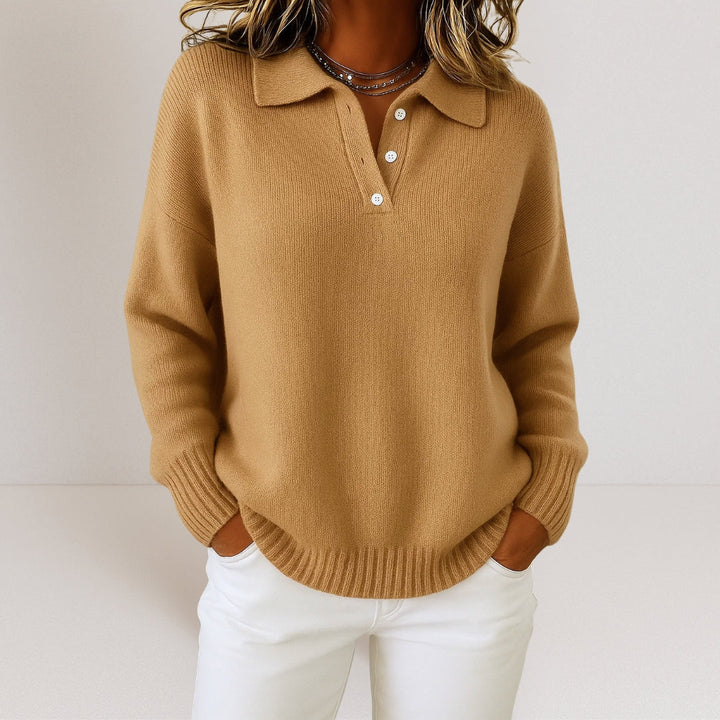 PULL EN MAILLE À COL POUR FEMME