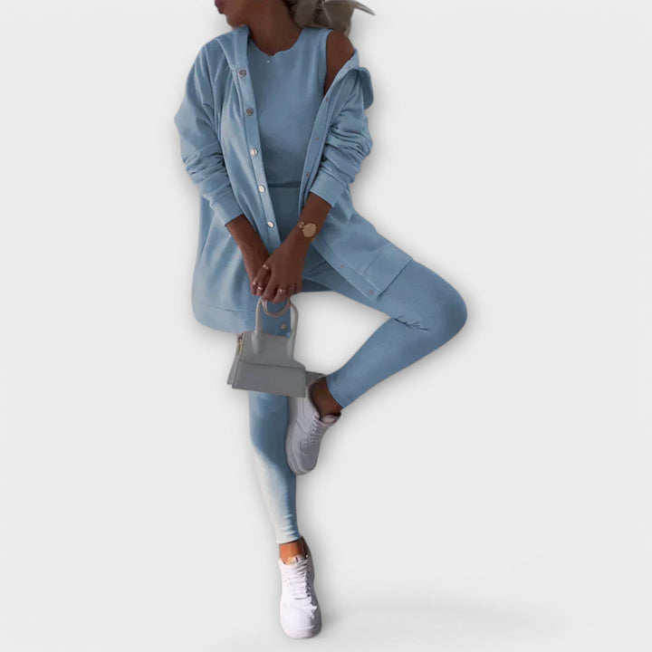 Třídílná sada s kardiganem