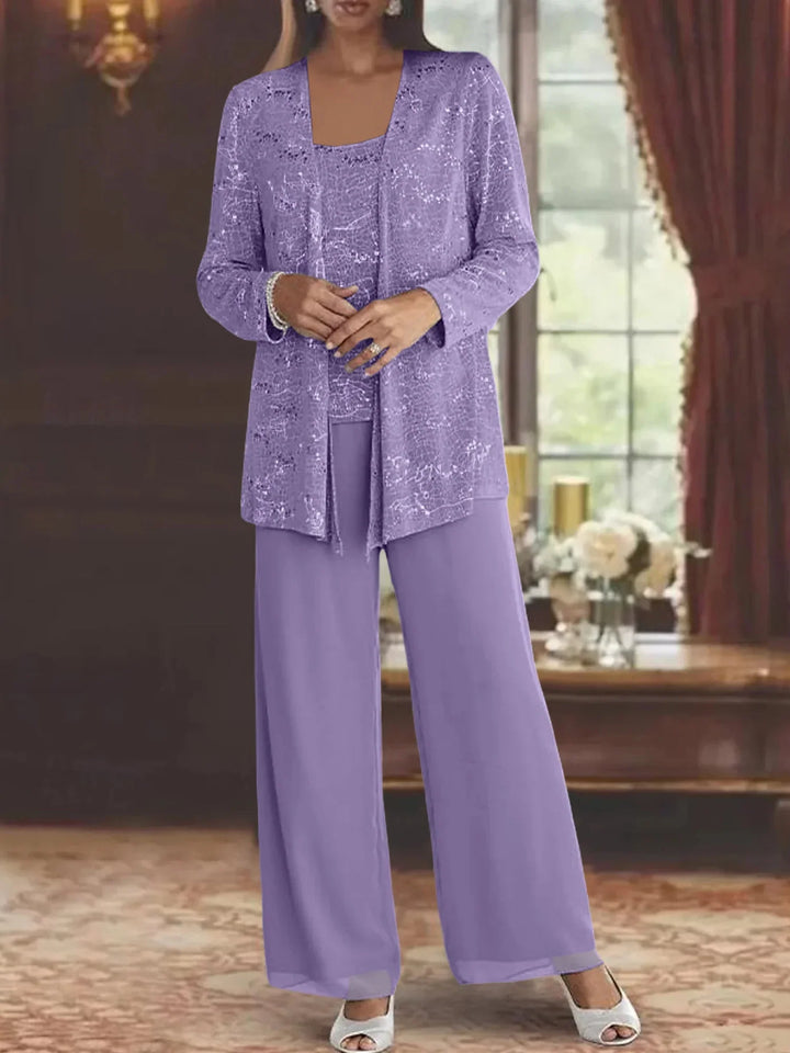 ENSEMBLE PANTALON EN MOUSSELINE POUR FEMME