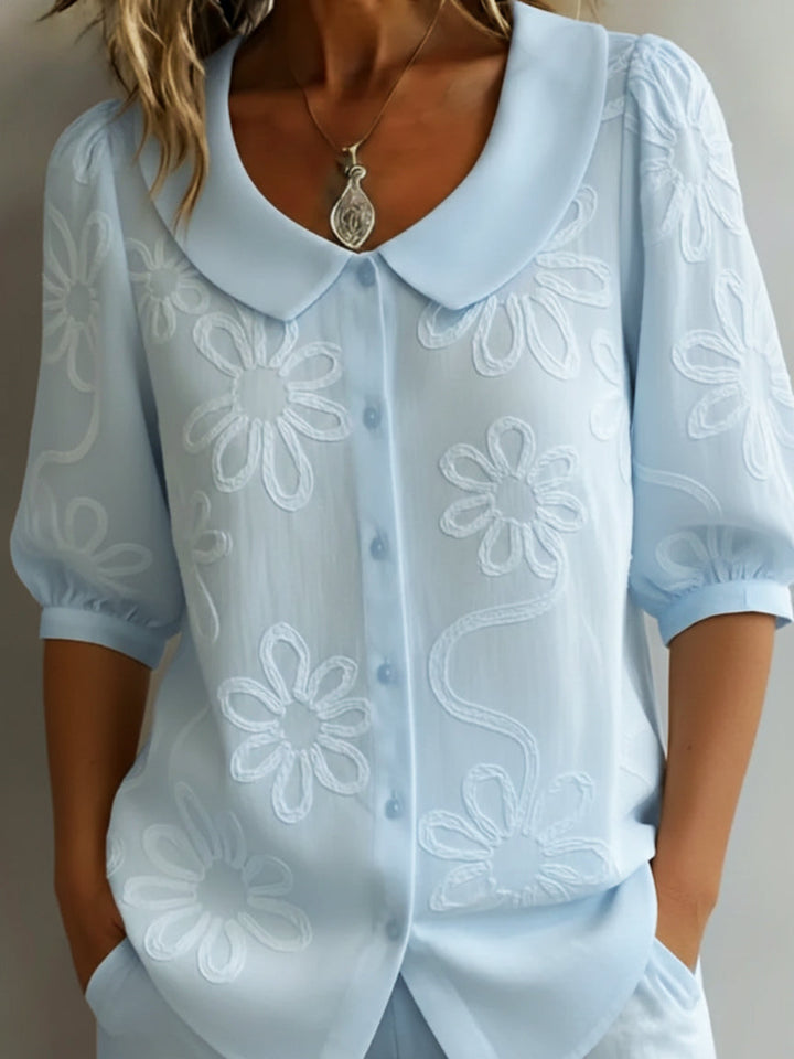 BLOUSE FLORALE POUR FEMMES