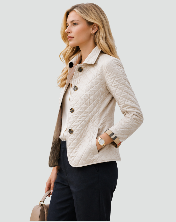 VESTE MATELASSÉE BOUTONNÉE POUR FEMMES