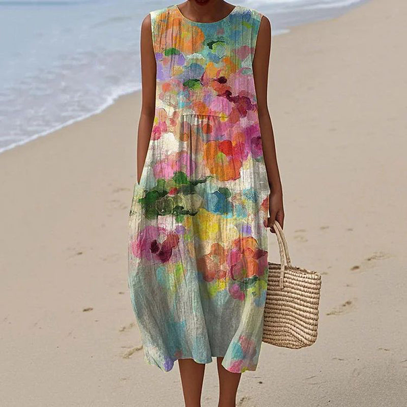 ROBE ANCIENNE COLORÉE POUR FEMMES
