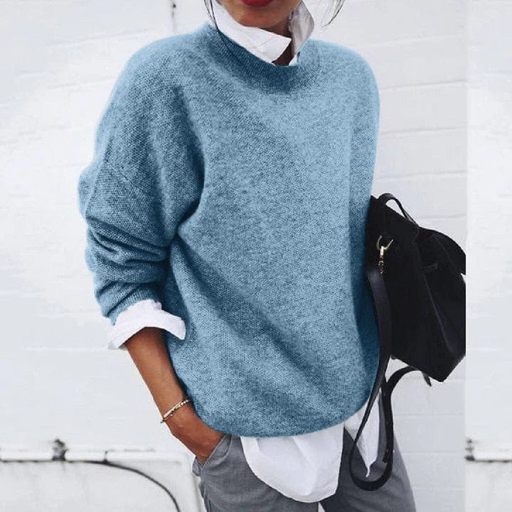 PULL CLASSIQUE À MANCHES LONGUES POUR FEMMES