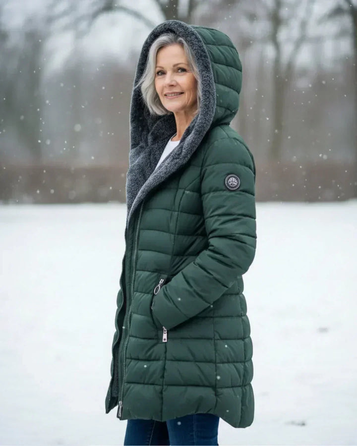 VESTE LONGUE REMBOURRÉE POUR FEMMES