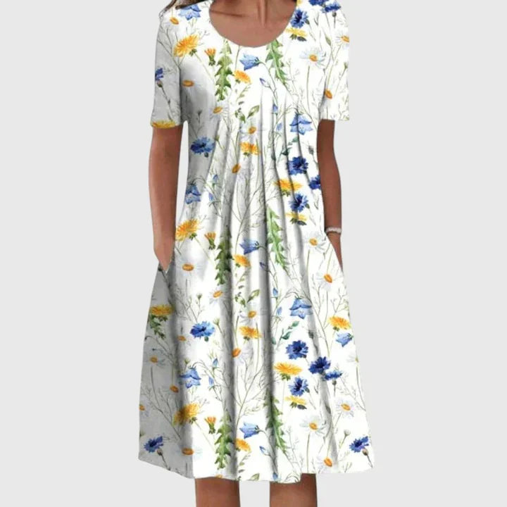 ROBE ÉLÉGANTE À VOLANTS POUR FEMME
