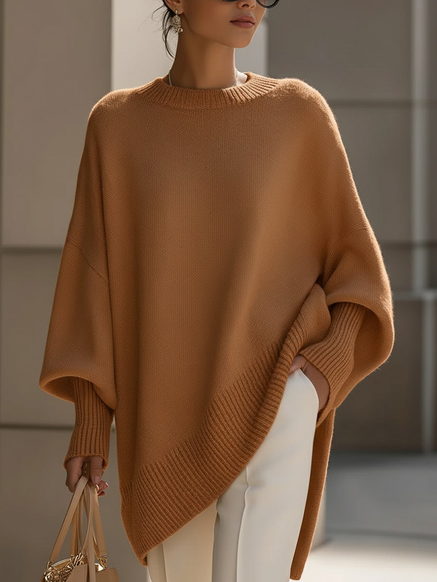 PULL SURDIMENSIONNÉ CÔTELÉ POUR FEMMES