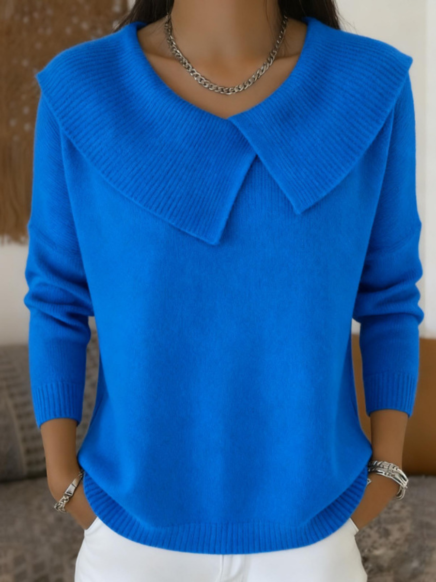 PULL COL CLASSIQUE POUR FEMME