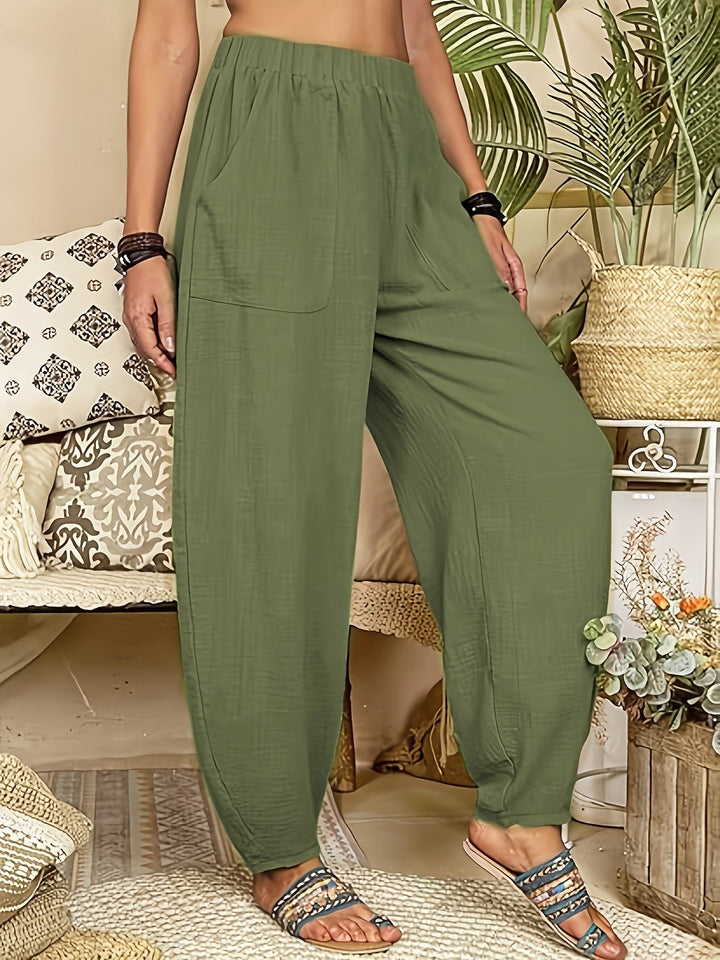 PANTALONS DRAPÉS QUOTIDIENS POUR FEMMES