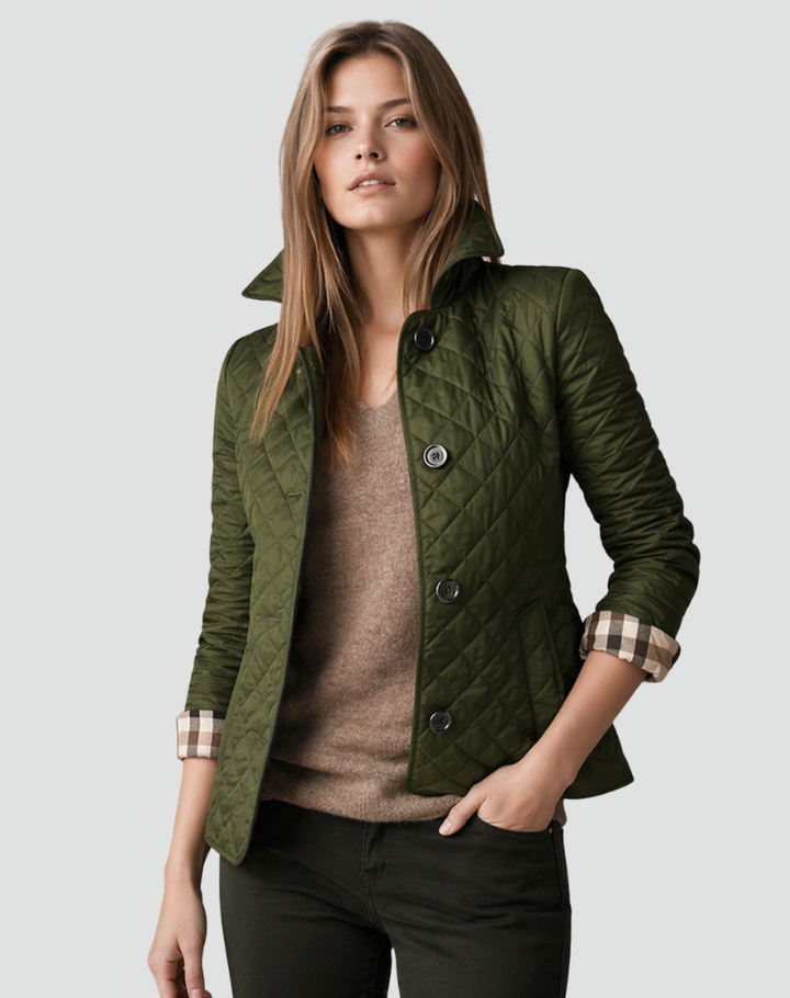 VESTE MATELASSÉE BOUTONNÉE POUR FEMMES