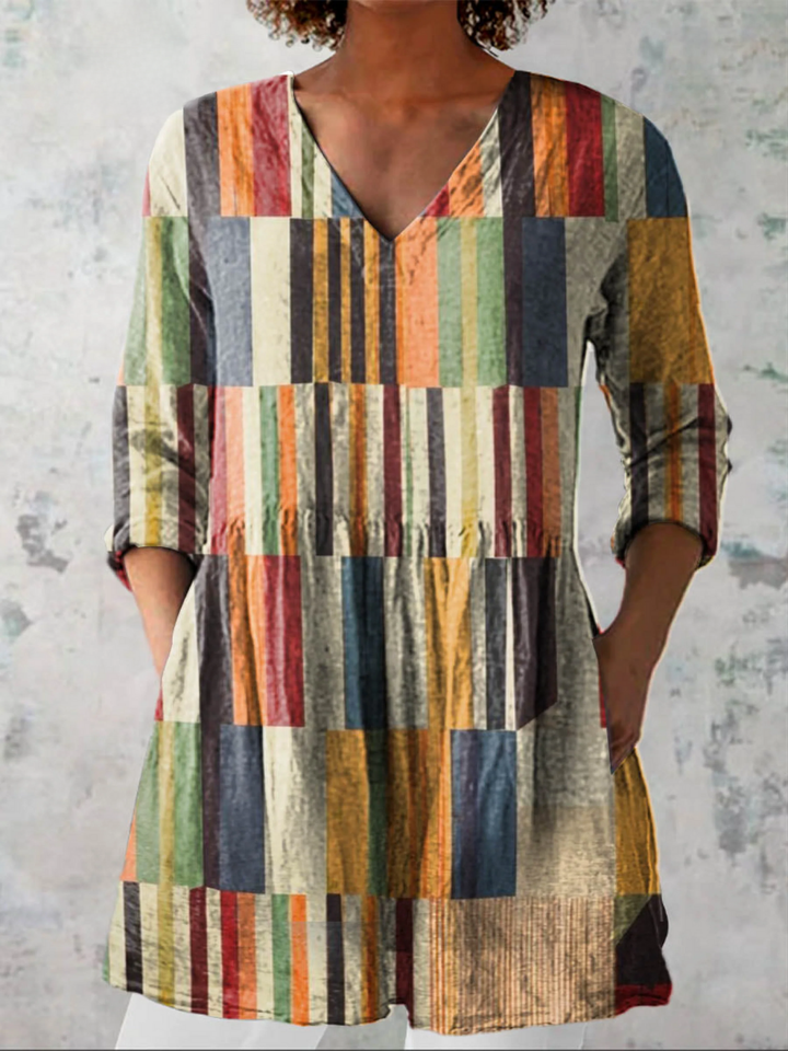 Avery | Dlouhá blůza s atraktivním vzorem