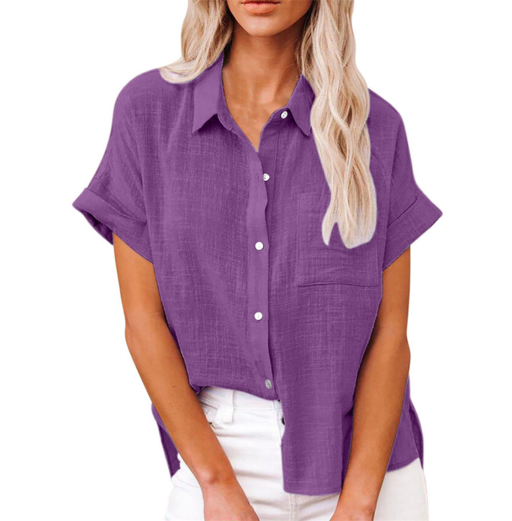BLOUSE À COL RELAXÉE POUR FEMMES