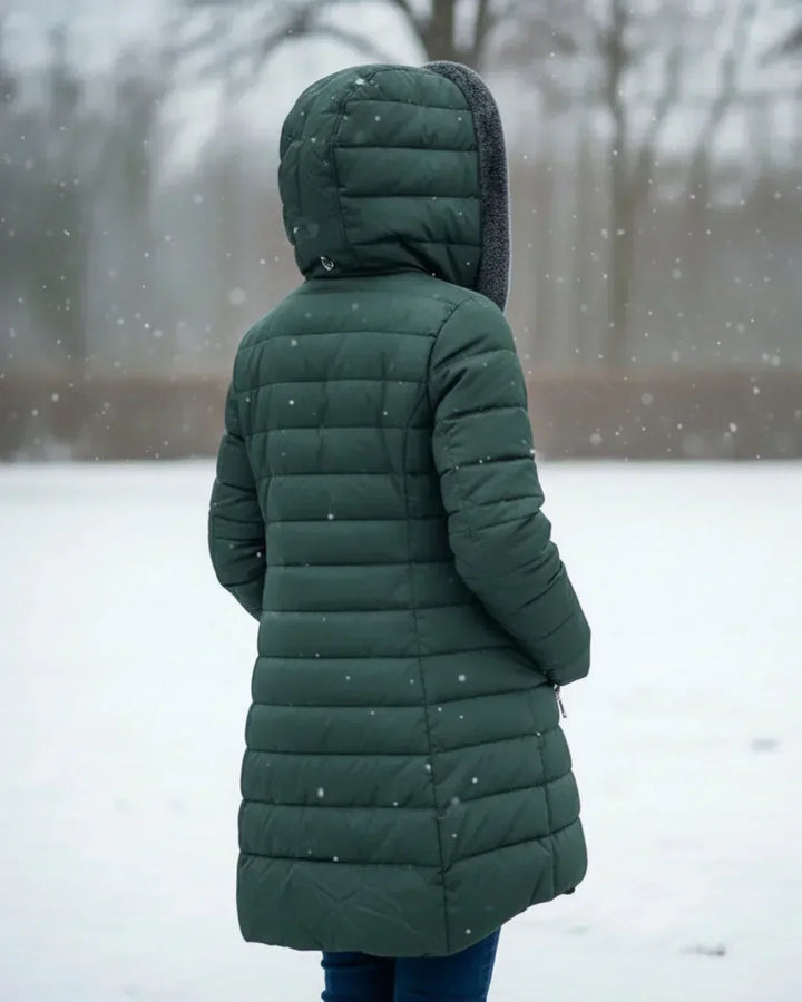 VESTE LONGUE REMBOURRÉE POUR FEMMES