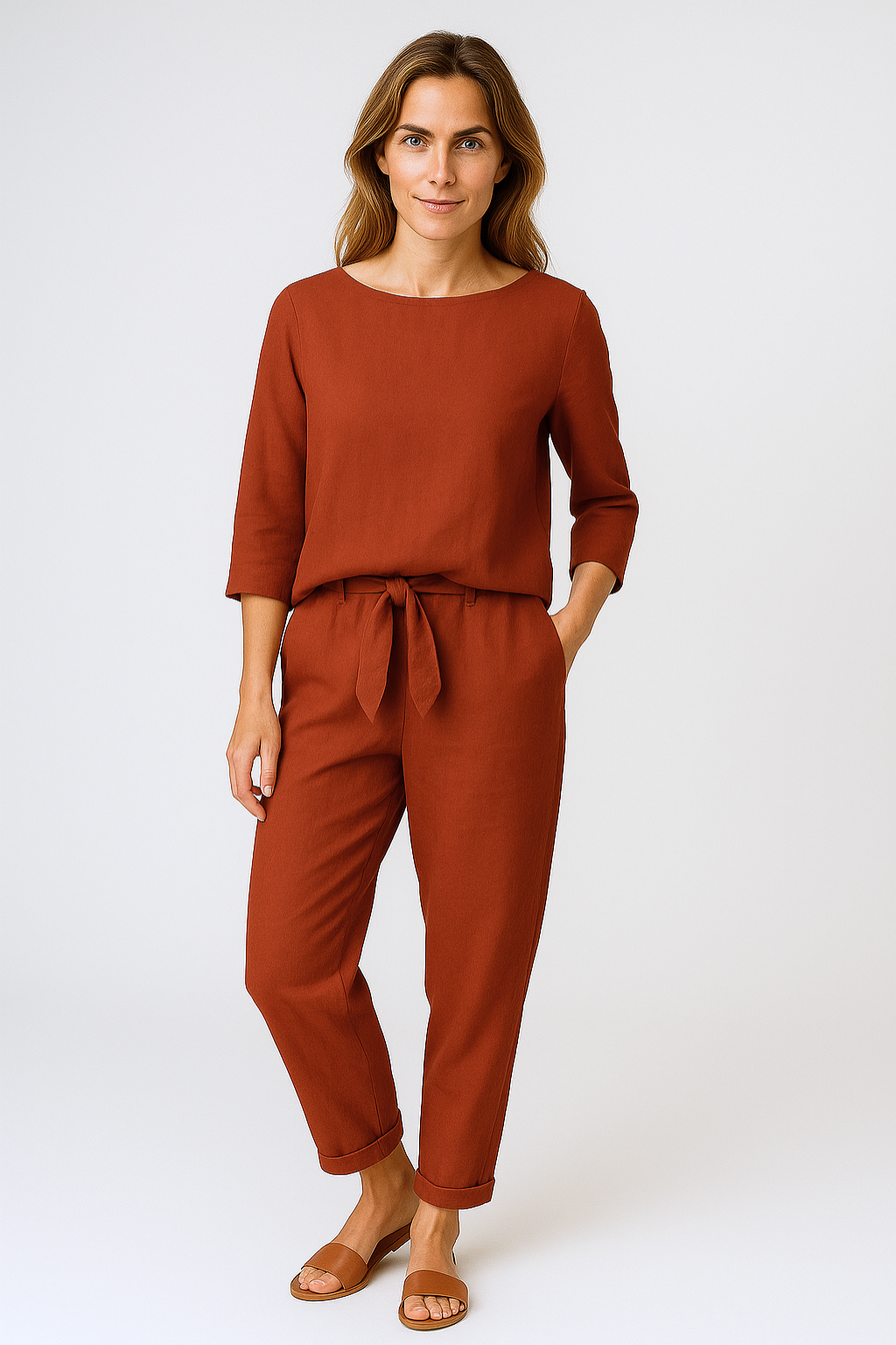 Isabella™ Elegantní dvoudílná souprava na léto