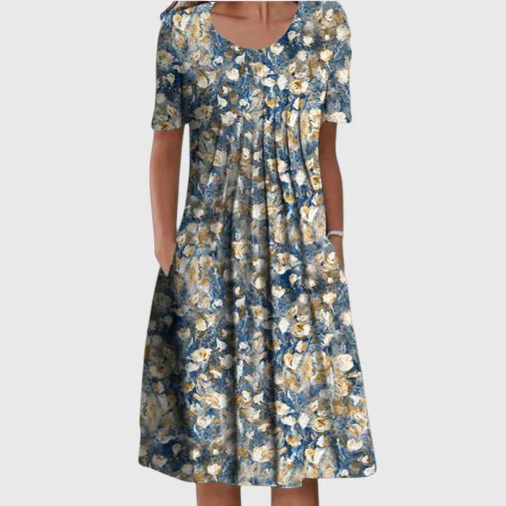 ROBE ÉLÉGANTE À VOLANTS POUR FEMME