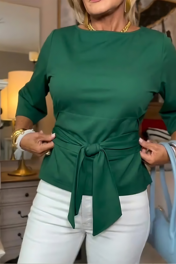 TOP À NOUER À LA TAILLE POUR FEMMES