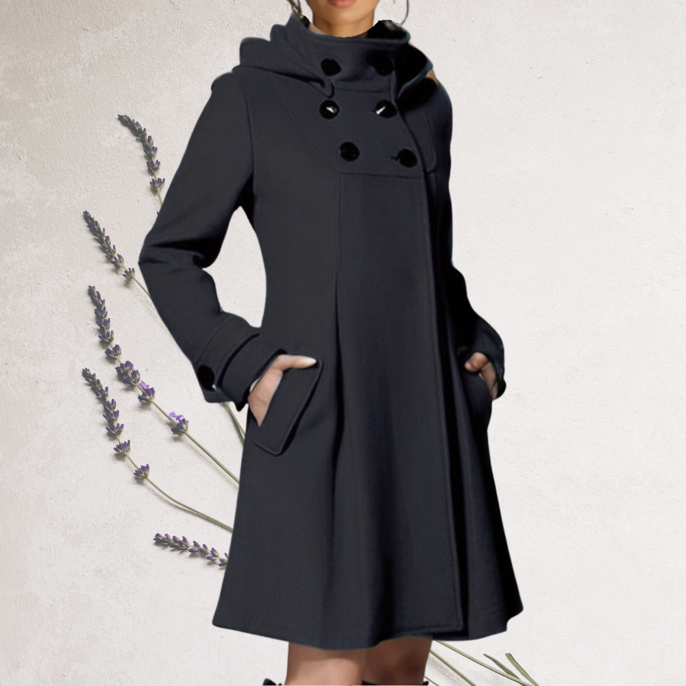 MANTEAU TRENCH REFINÉ LONGUEUR GENOU POUR FEMMES