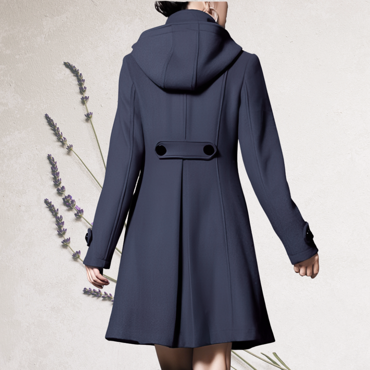 MANTEAU TRENCH REFINÉ LONGUEUR GENOU POUR FEMMES