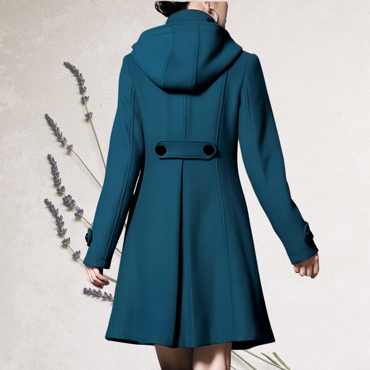 MANTEAU TRENCH REFINÉ LONGUEUR GENOU POUR FEMMES