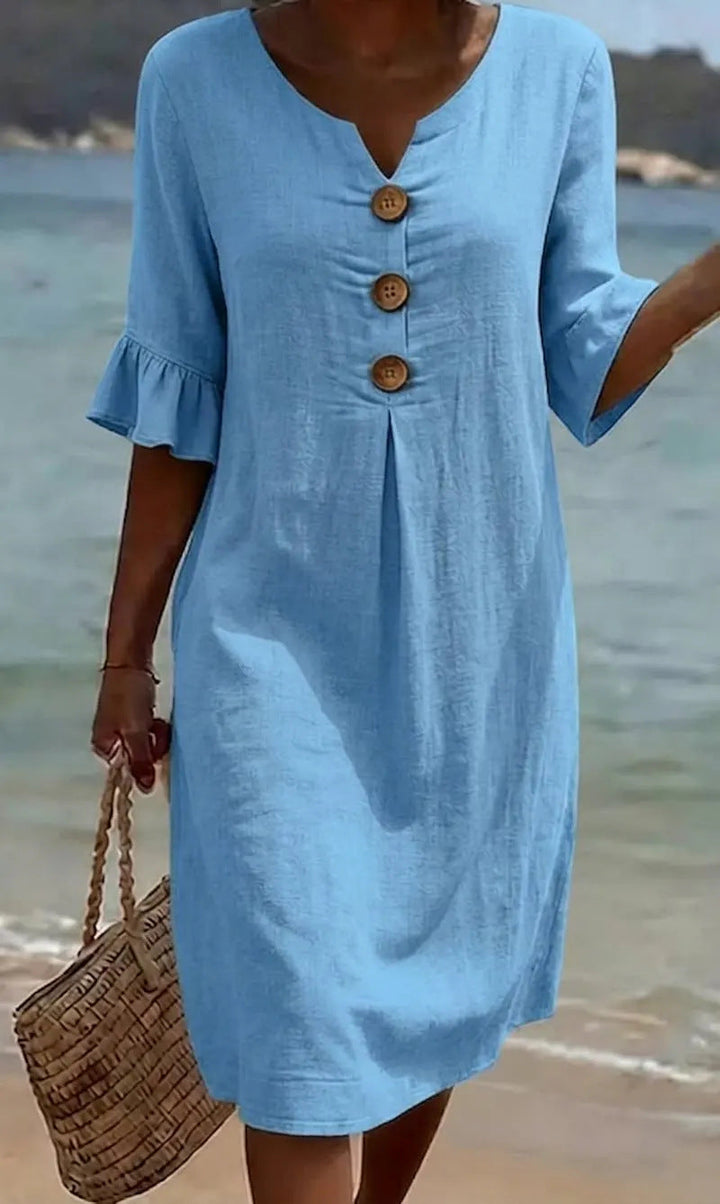 ÉLÉGANTE ROBE COUPE AMPLE POUR FEMMES