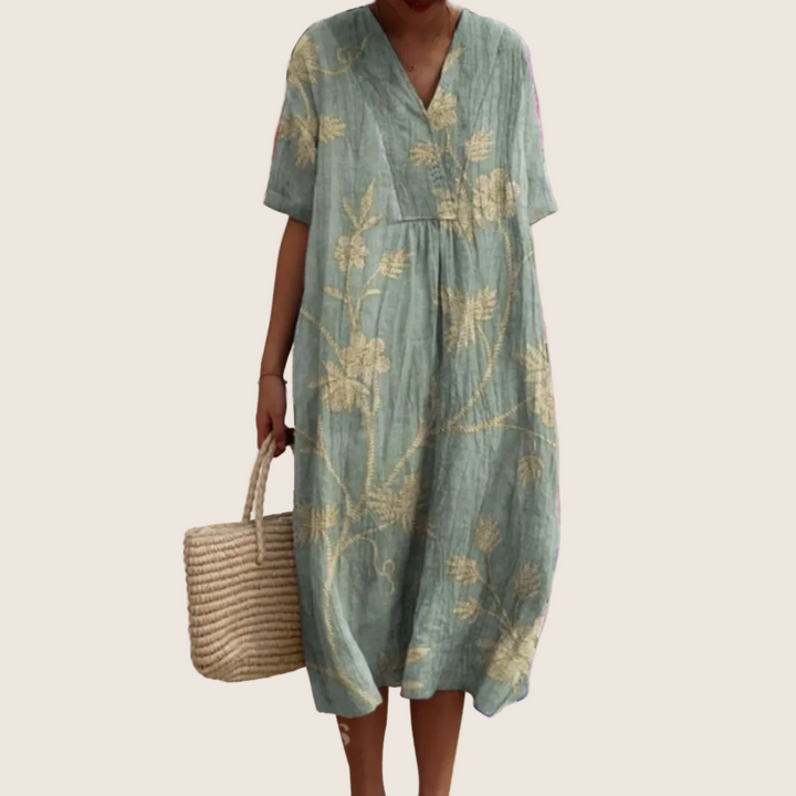 ROBE D’ÉTÉ FLORALE POUR FEMMES