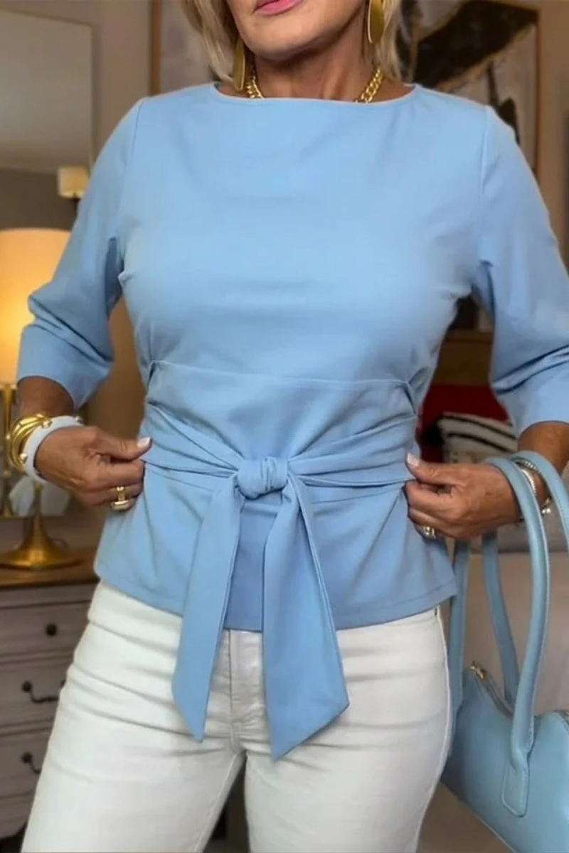 TOP À NOUER À LA TAILLE POUR FEMMES