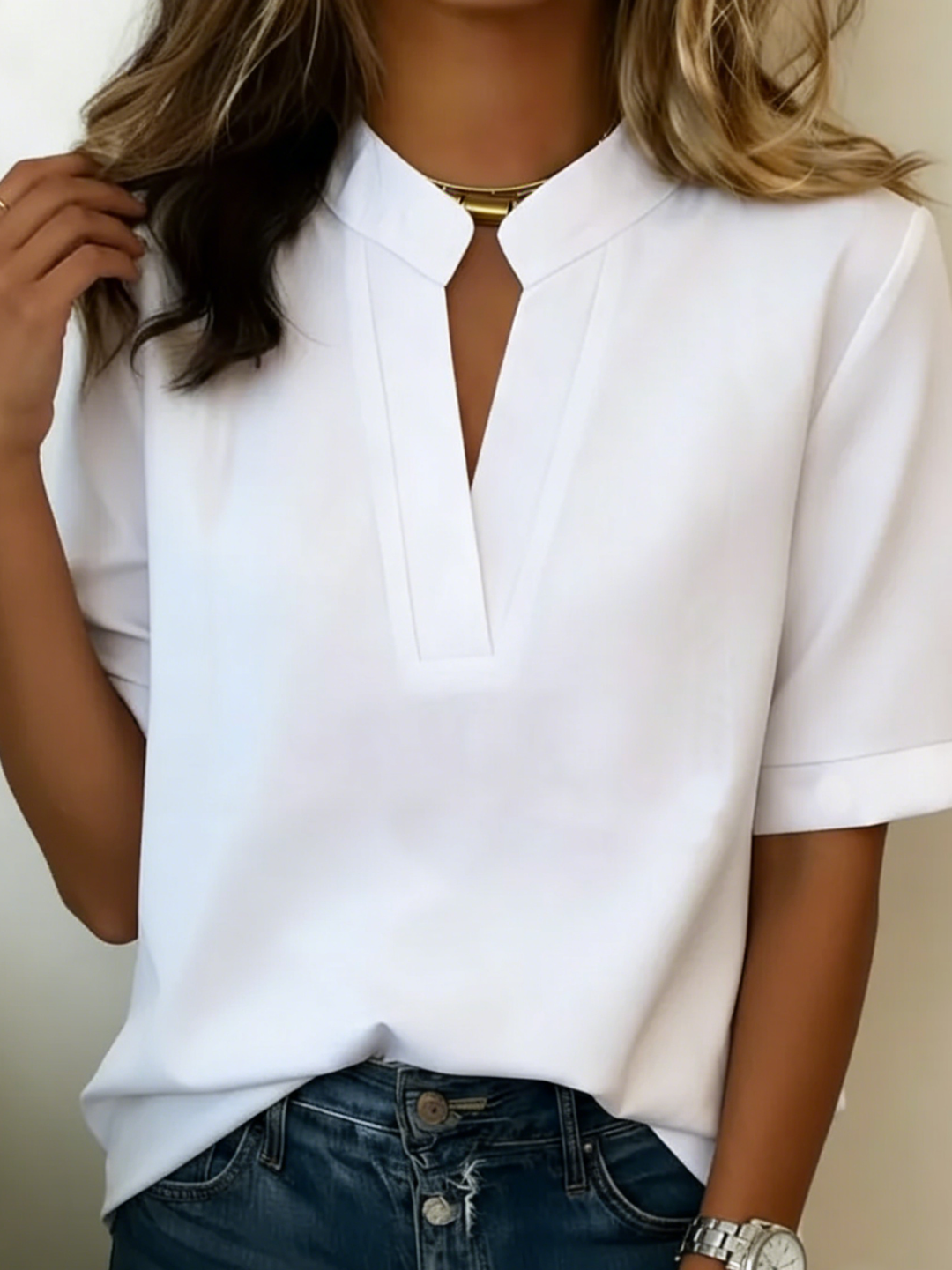 BLOUSE CLASSIQUE POUR FEMME