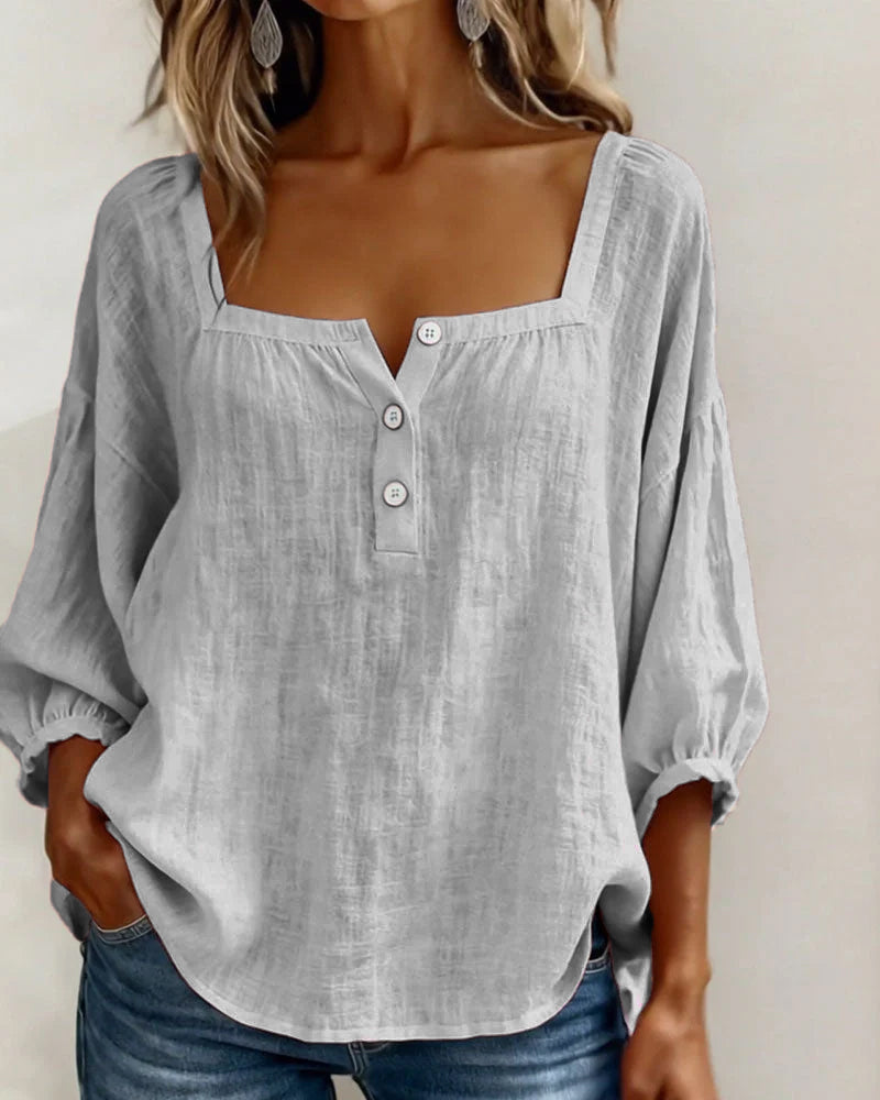 BLOUSE EN LIN POUR FEMME