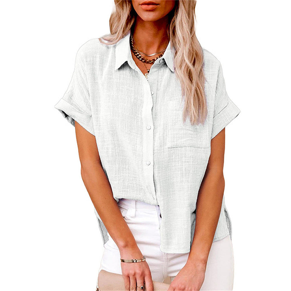 BLOUSE À COL RELAXÉE POUR FEMMES