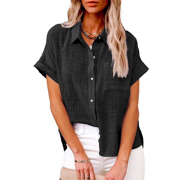 BLOUSE À COL RELAXÉE POUR FEMMES