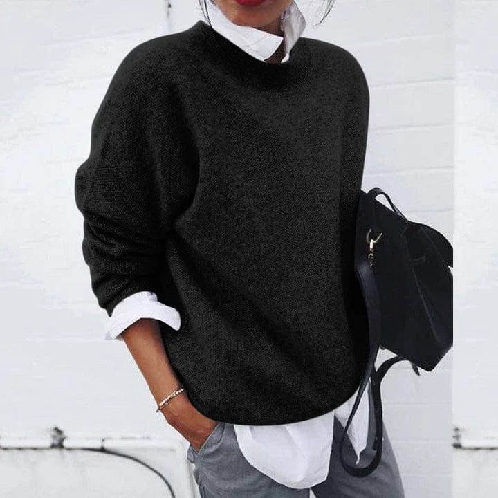 PULL CLASSIQUE À MANCHES LONGUES POUR FEMMES