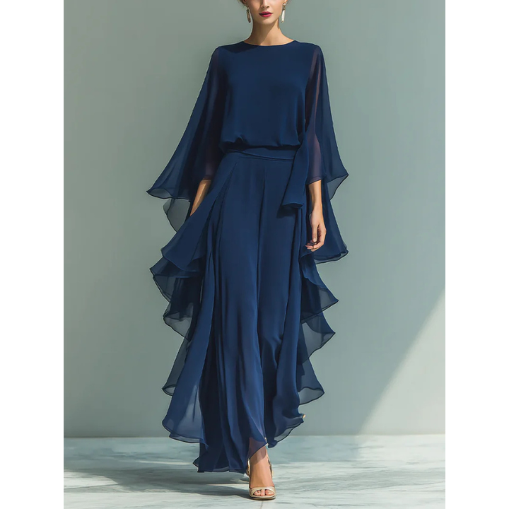 ENSEMBLE CHIFFON PANTALON POUR FEMMES