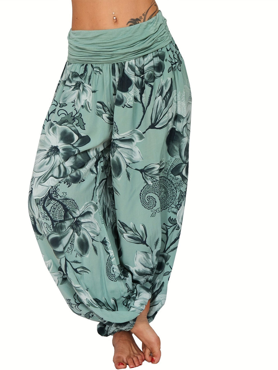 PANTALONS FLORAUX POUR FEMMES